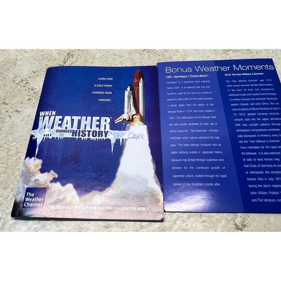 The Weather Channel When Weather Changed History 5 DVD Box Set Tin Box 2009 - Picture 8 of 10